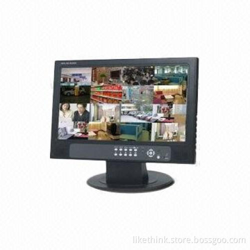 16CH Standalone DVRs with 15.6-inch LCD Monitor, Supports Multiple Language, 16CH Audio, Video Input